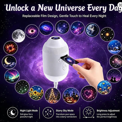 USB Starry Sky Projector Night Light 360