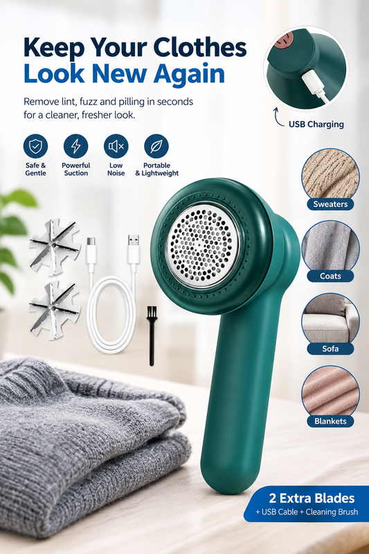 Rechargeable Electric Clothing Lint Remover